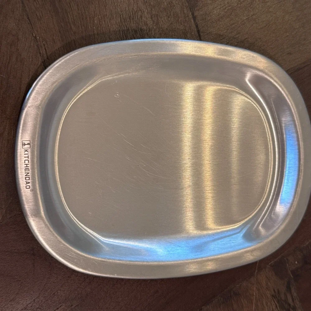 Kitchendao Stainless Spoon Rest Silicone Anti Slip Bottom‎ Pad Kitchen